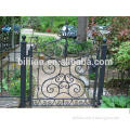 swing zinc iron garden door